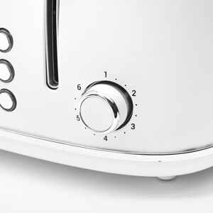 Tower Heritage White 4 Slice Toaster